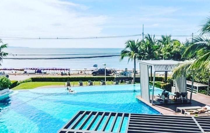 Jomtien Pattaya Condo Seaview Room Premium Bagian luar foto