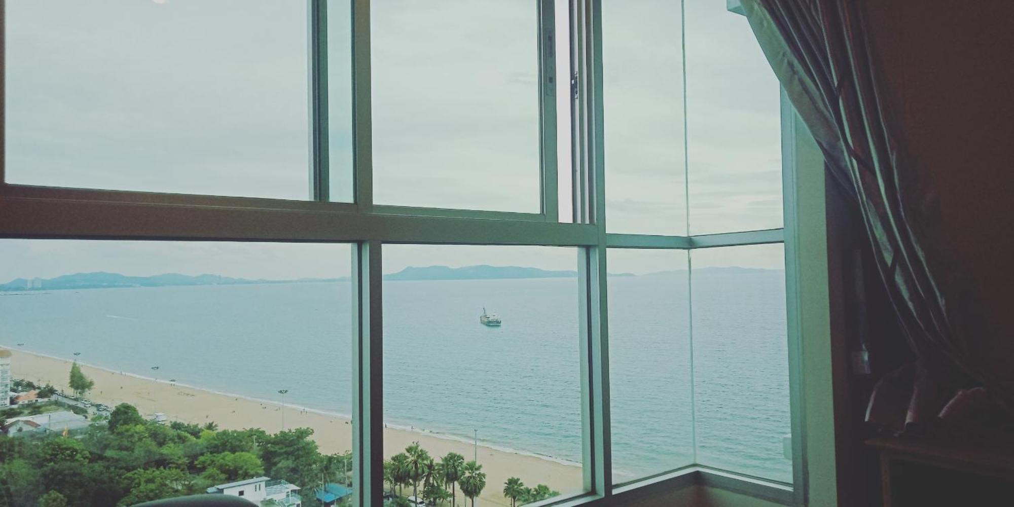 Jomtien Pattaya Condo Seaview Room Premium Bagian luar foto