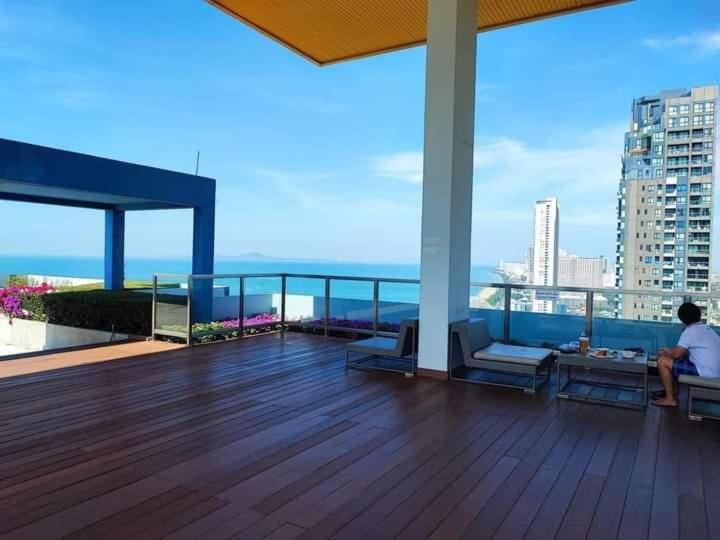 Jomtien Pattaya Condo Seaview Room Premium Bagian luar foto